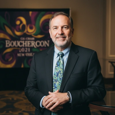 Mike Bursaw, Co-Chair of Bouchercon 2021 New Orleans